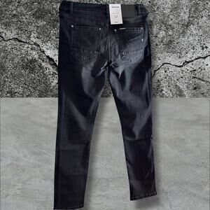 •NWT• Sixth June Paris Destressed Black Demin • Men's Size 28